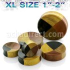 pjsatxl dilatacion plug doble flare concava xl cuatro diferentes cuartos madera sawo jaca areng teka distribuidor