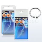 pksc1 surtido piercings falsos clips nariz falsos plata esterlina 925 8mm 1 pieza venta