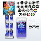 rkmmp6 display 72 falso plug acero magnetico logos variados distribuidor