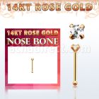 rnbqc1 piercing nariz hueso oro rosa 14 kts 0 6mm zirconia cuadrada 2mm colores claros distribuidor mayorista