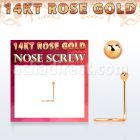 rscb1 piercing nariz oro rosa 14 kts 0.6mm bola 1 5mm distribuidor mayorista