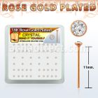 rsnybxc caja display piercing nariz doblar tu mismo plata esterlina 0 6mm oro rosa cristal claro 1 5mm venta