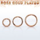 rssel16 aro continuo plata esterlina 925 oro rosa distribuidor