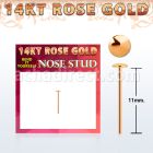 rysrd piercing nariz doblar tu mismo oro rosa 14 kts 0 6mm redonda oro liso 2mm venta