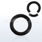 segt6 aro segmento acero quirurgico pvd negro 4mm mayorista