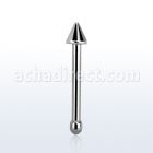sncn piercing nariz hueso acero quirurgico cono 2mm mayorista