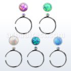 snr2op aro nariz clip acero quirurgico 0.8mm opalo redondo 1 5mm distribuidor mayorista