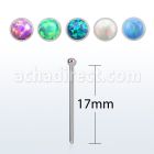 snsop piercing nariz doblar tu mismo acero quirurgico opalos sinteticos redondos 1 5mm venta