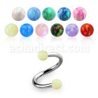 speop3 espiral acero quirurgico bolas opalo 3mm mayorista