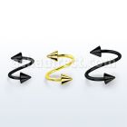 spt20cn espiral ceja acero quirurgico anodizado conos 3mm distribuidor mayorista