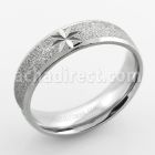 sr328 anillo acero inoxidable mate diamante cortado asterisco venta