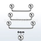 sudb6 barbell superficial industrial acero quirurgico 90 grados bolas 6mm distribuidor mayorista