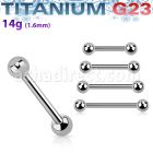 ubbnpss titanium g23 nipple barbell 3mm balls