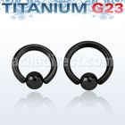 ubcrt8 aro bola presion titanio g23 anodizado negro 3mm bola 8mm mayorista