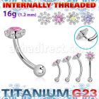 ubnbin16 titanium g23 banana flower top and ball internal