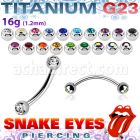 ubne2cl titanium g23 banana 3mm jewel balls