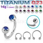 ucbejb4 titanium g23 circular barbell 4mm jewel balls