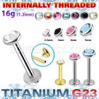 ulbin11 titanium g23 internally threaded labret 3to5 crystal
