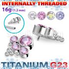 ushz9in titanium g23 bohemian design top color cz