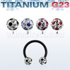 utcbfr5a barbell circular titanio g23 anodizado bolas multi cristal 5mm puntos distribuidor