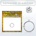 whdi aro nariz oro blanco 14 kts 0 6mm diamante autentico 1 5mm venta