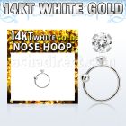 whz2 aro nariz oro blanco 14 kts bola cierre zirconia redonda clara 2mm venta