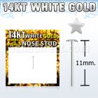 wysst1 piercing nariz doblar tu mismo oro blanco 14 kts 0 6mm estrella 2 5mm venta