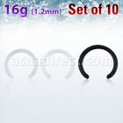 xacb16g pack 10 barbell circular bio flexible rosca externa al por mayor