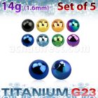 xubt4g pack 5 bolas titanio g23 anodizado 4mm rosca venta