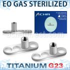ztsa2 sterilized titanium g23 base part three holes internal