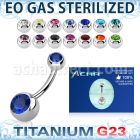 zubn2cg piercing esterilizado piercing ombligo titanio g23 bolas joya 8mm 5mm distribuidor mayorista