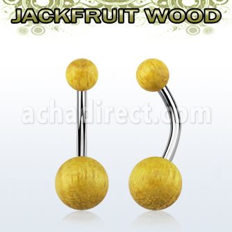bngjf organic belly banana w 5 8mm jackfruit wood balls