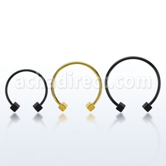 cbmtdi5l xxl anodized steel circular barbell, 14g w 5mm dices