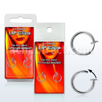 lpcirx non piercing fake lip piercing clips size 8mm to 12mm