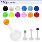 albuvb25 bioflex labret w a 2.5mm ball