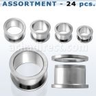 blk08 bulk of 10 2mm high polished 316l steel flesh tunnel