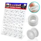 dapg22 display board of 72 pcs white silicone flesh tunnels