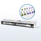 dapr board 316l steel belly banana with faux pearl balls