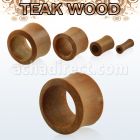 dpwt teak wood double flared flesh tunnel size 3mm to 25mm