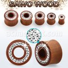 dspmfr sawo wood flesh tunnel w ferido multi crystal front
