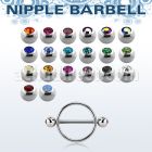jbnpe5 steel round nipple shield w 2 bezel set jewel balls