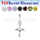 mcdvd3 belly banana w dangling silver star key w wings