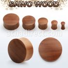 pws double flare sawo wood plug