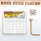 rsnszbc rose gold silver nose studs w 1 5mm clear prong set cz