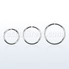 sel18 high polished 316l seamless steel ring diamter 6 12mm