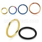 selt16 pvd plated 316l steel ring 16 1 2mm diameter 6mm 10mm