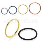 selt20 pvd plated 316l steel ring diameter 6mm 10mm