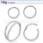 sgsh12 316l steel hinged segment ring twisted wire