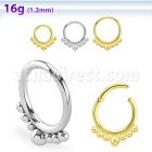 sgsh4 316l steel hinged segment ring multi ball