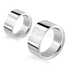 sr158h stainless steel engravable wide band ring w flat top